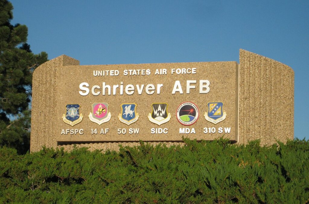 shriever air force base sign